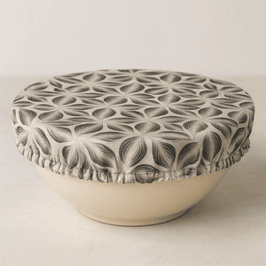 Hovedbilde Bakebolle trekk MEDIUM Grå print