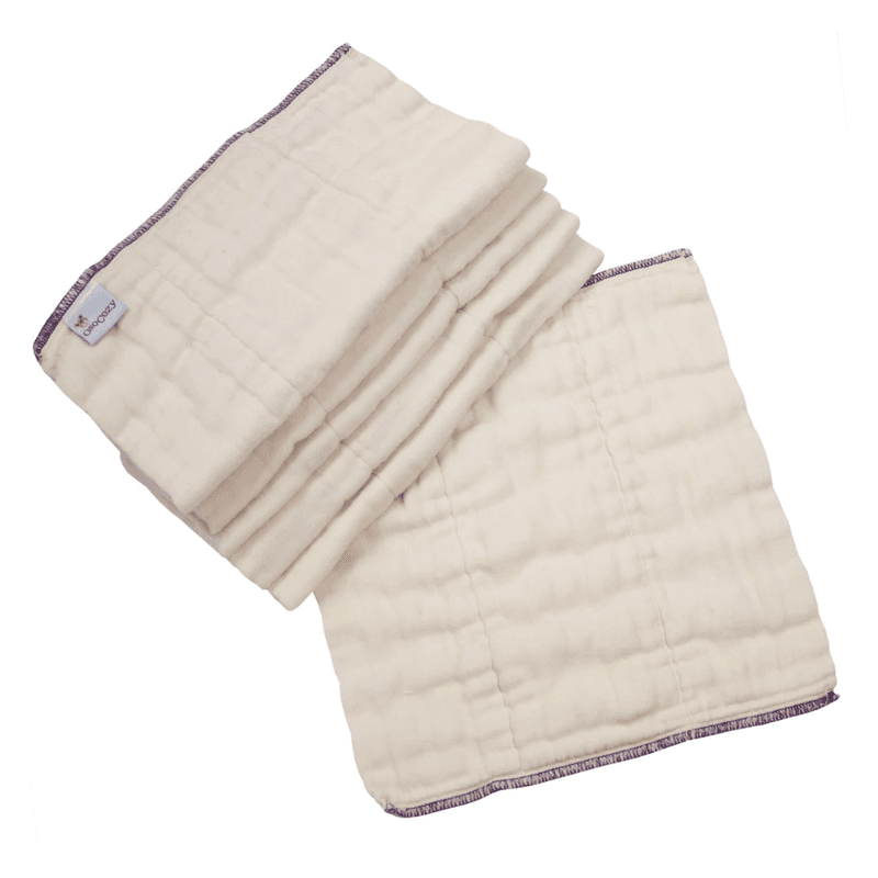 6 pk. bomull prefold tøybleier X-Large *better fit* STR 3