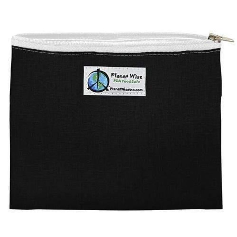 Planet Wise Gjenbrukbar Glidelås Sandwich Bag - Svart