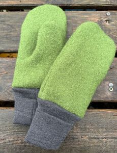 Hovedbilde Votter 100% ull 4-9 &aring;r Farge  Gr&oslash;nn