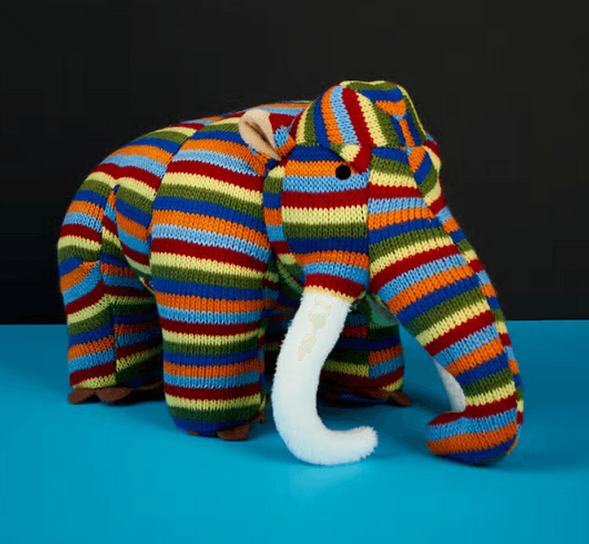 Hovedbilde Knitted Woolly Mammoth Prehistoric Plush Toy ...
